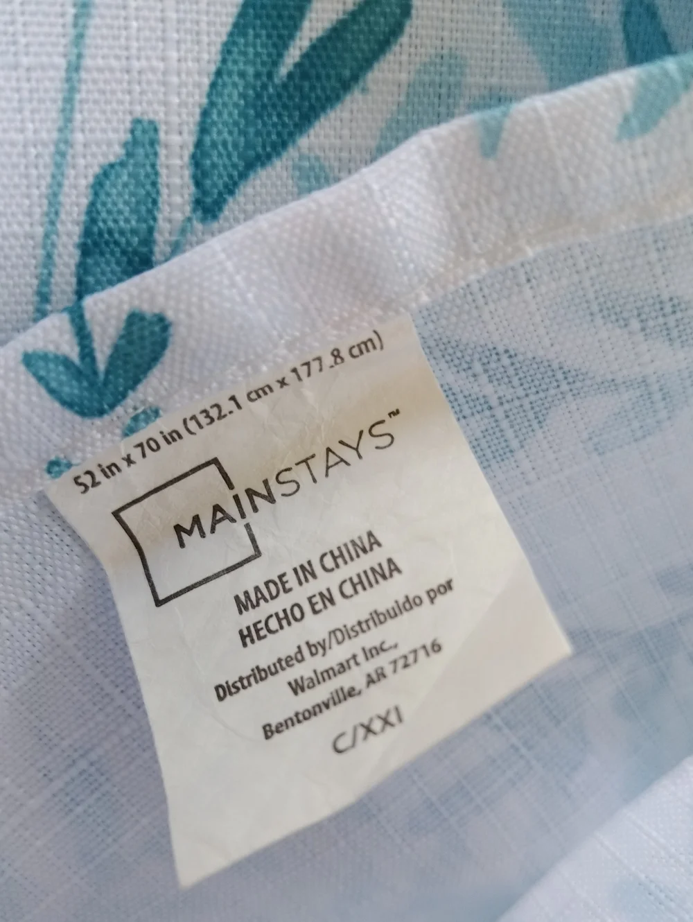 Table Cloth 52 X 70